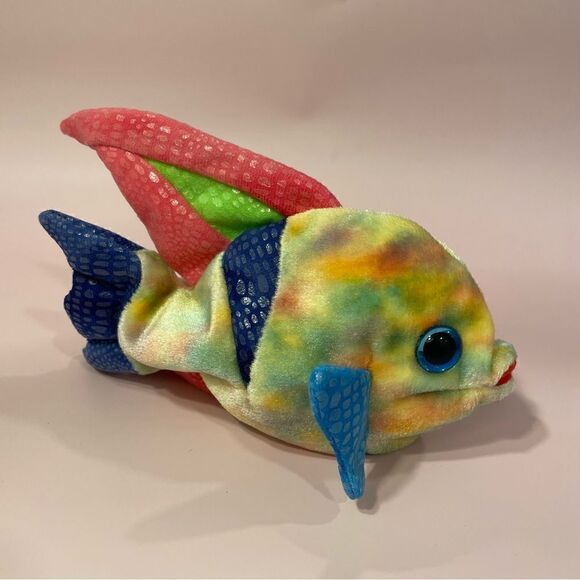 Aruba The Fish 2000 Ty Original Beanie Baby Excellent Used Condition NWT 7” long - Picture 3 of 8